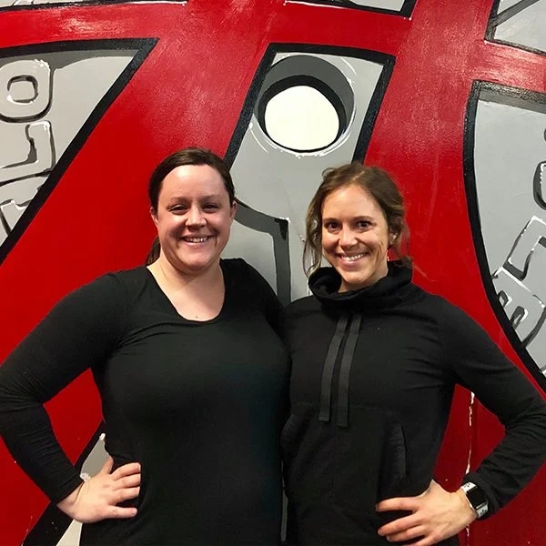 Client highlight and her trainer