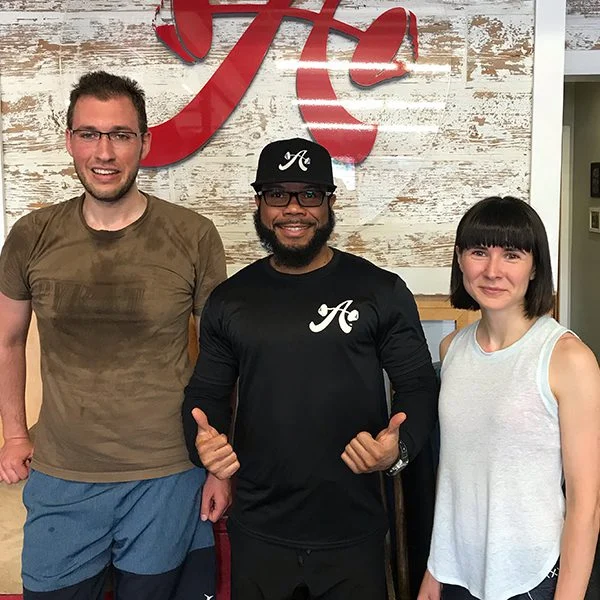Client highlights with their trainer, DJ