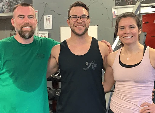 Client Highlights Darren and Liz and their trainer