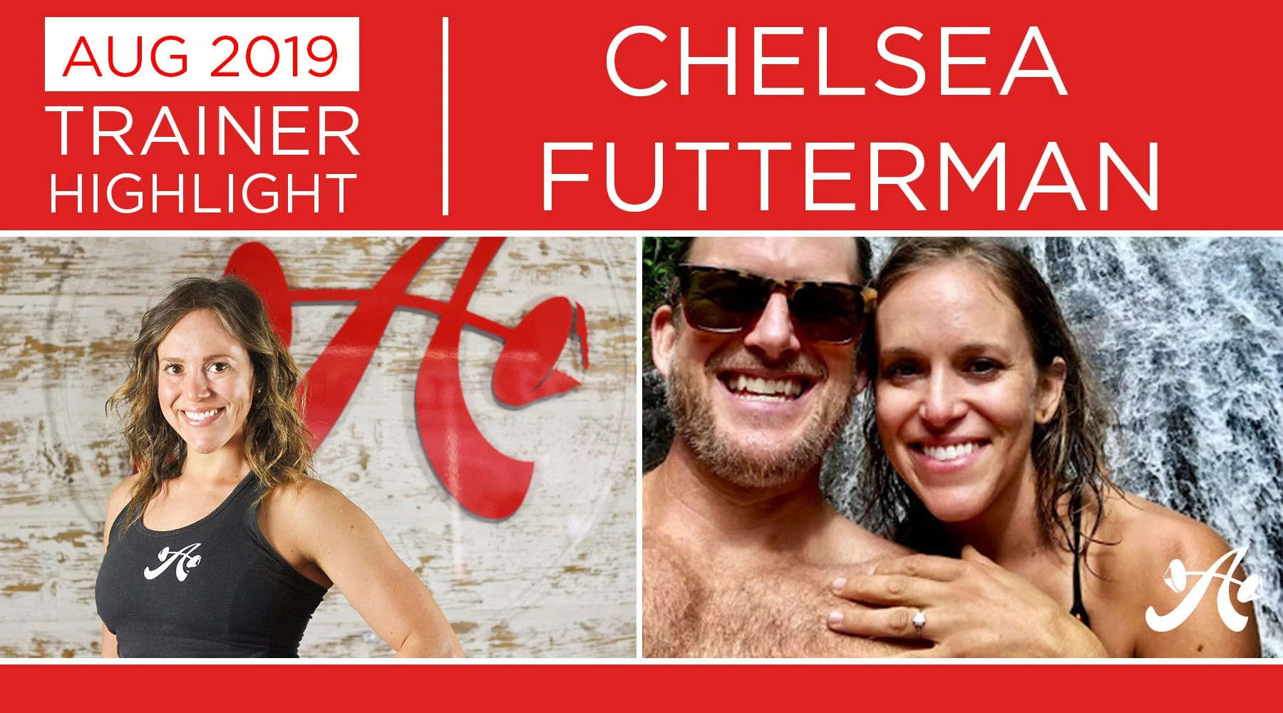 Graphic showing Featured Trainer Chelsea Futterman