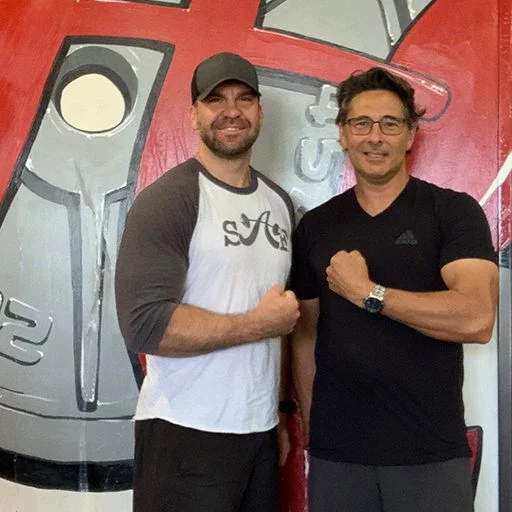 Client Highlight Louis and his trainer