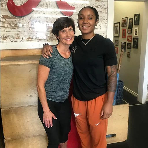 Photo of trainer Sierra and her client Elaine