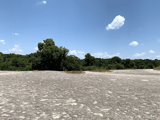 The moonscape at McKinney Falls