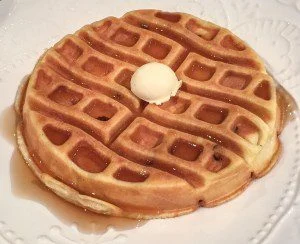 Waffle made from this recipe
