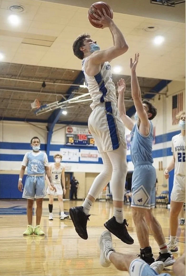 Sports Performance highlight playing basketball