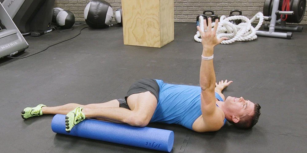 Open Book stretch - Side lying thoracic spine rotations