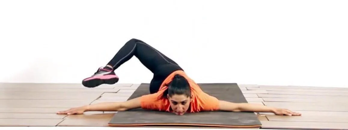 Scorpion stretch