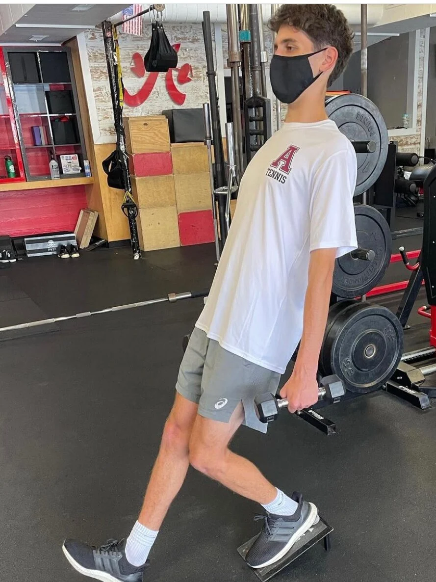 Client doing step ups