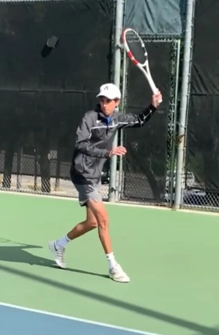 Sports Performance highlight playing tennis