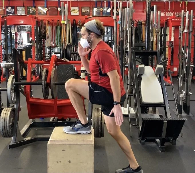 Client Highlight Drew doing a step up
