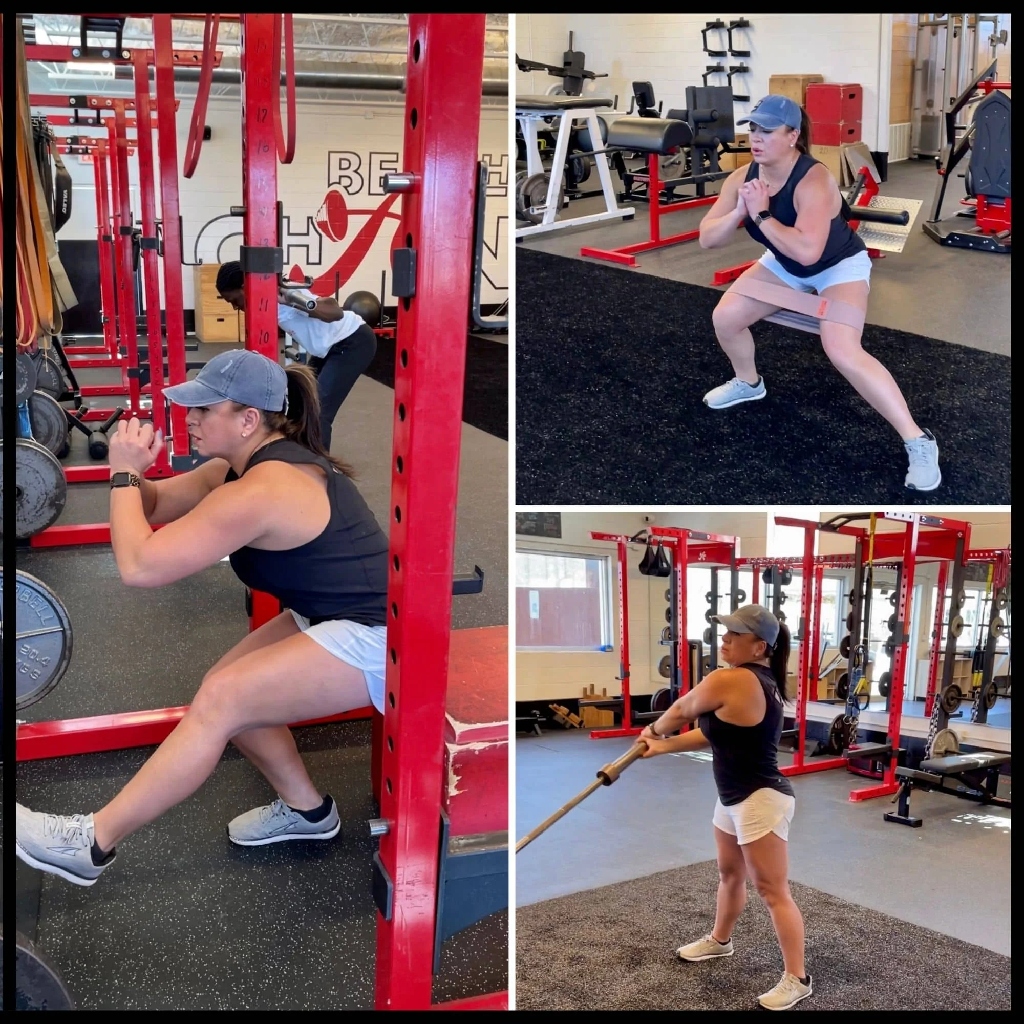 Client Highlight performing exercises