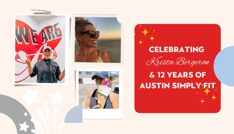Graphic celebrating Krista Bergeron