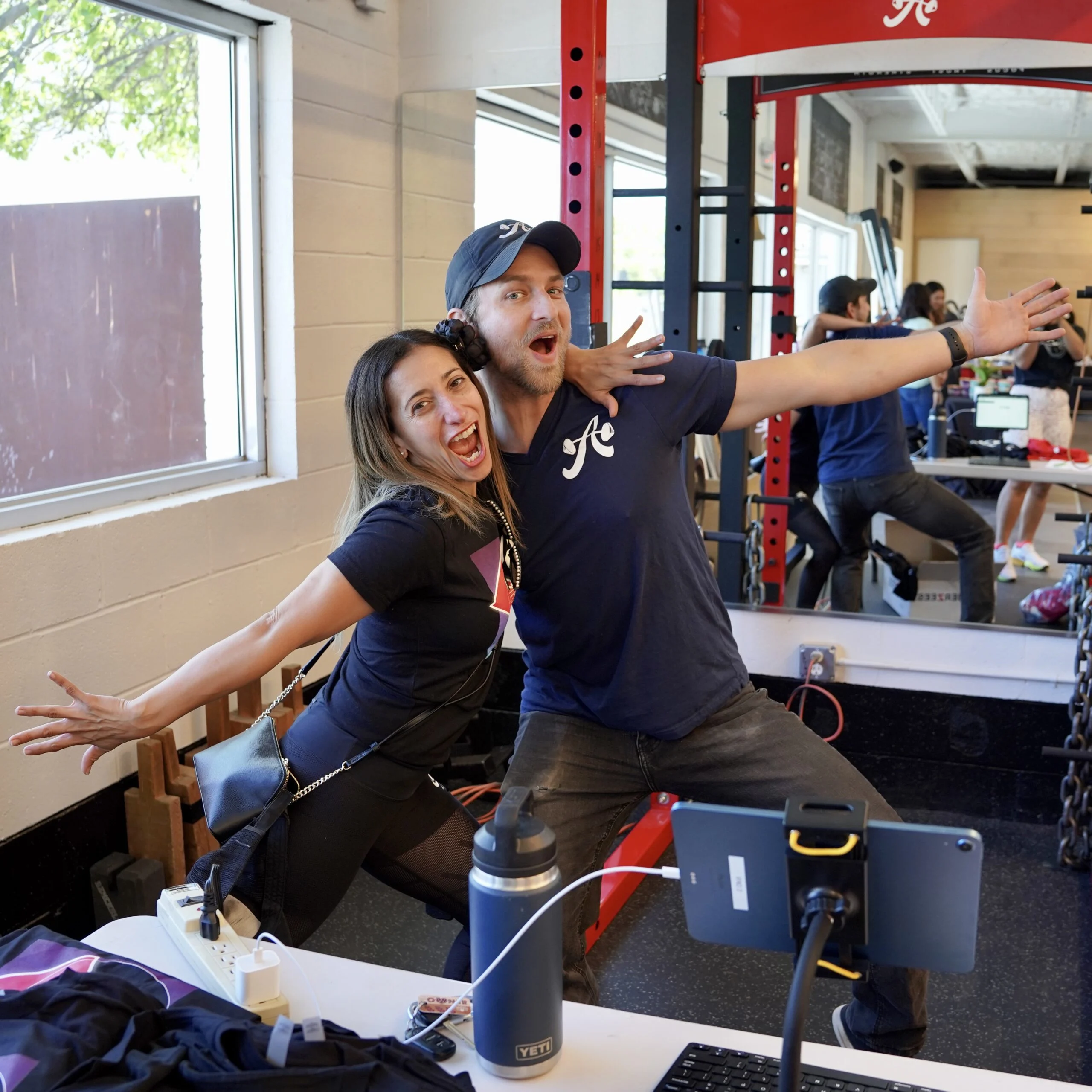 Trainers at Bench-A-Thon