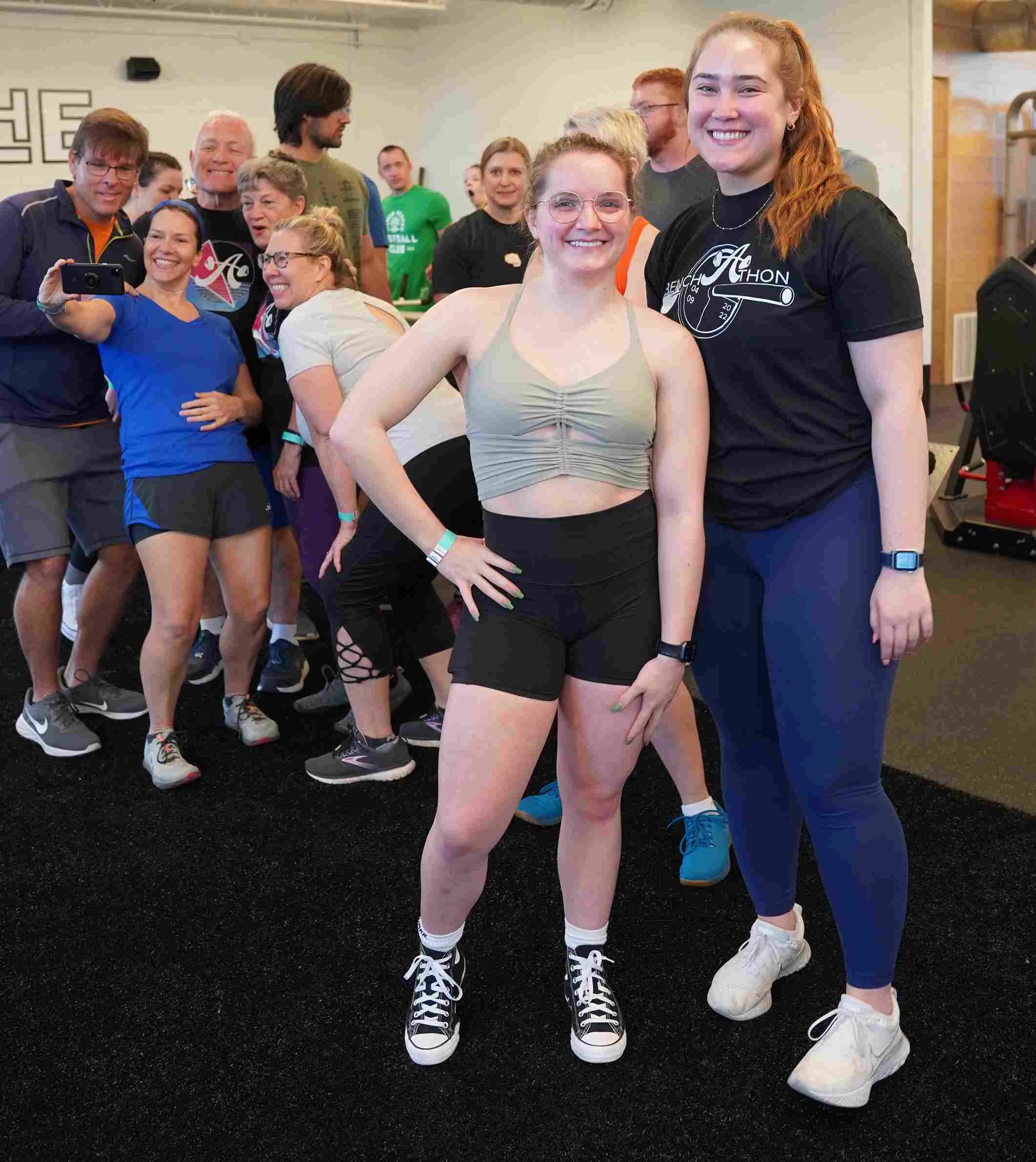 Bench-A-Thon participants
