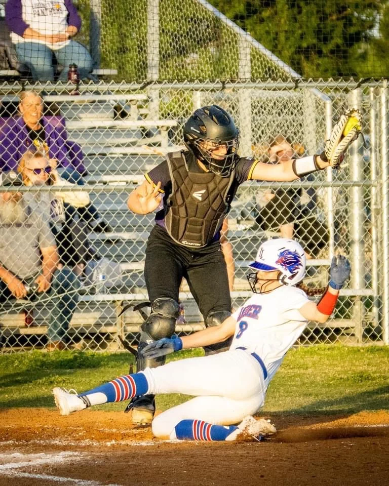 Sports performance highlight playing softball