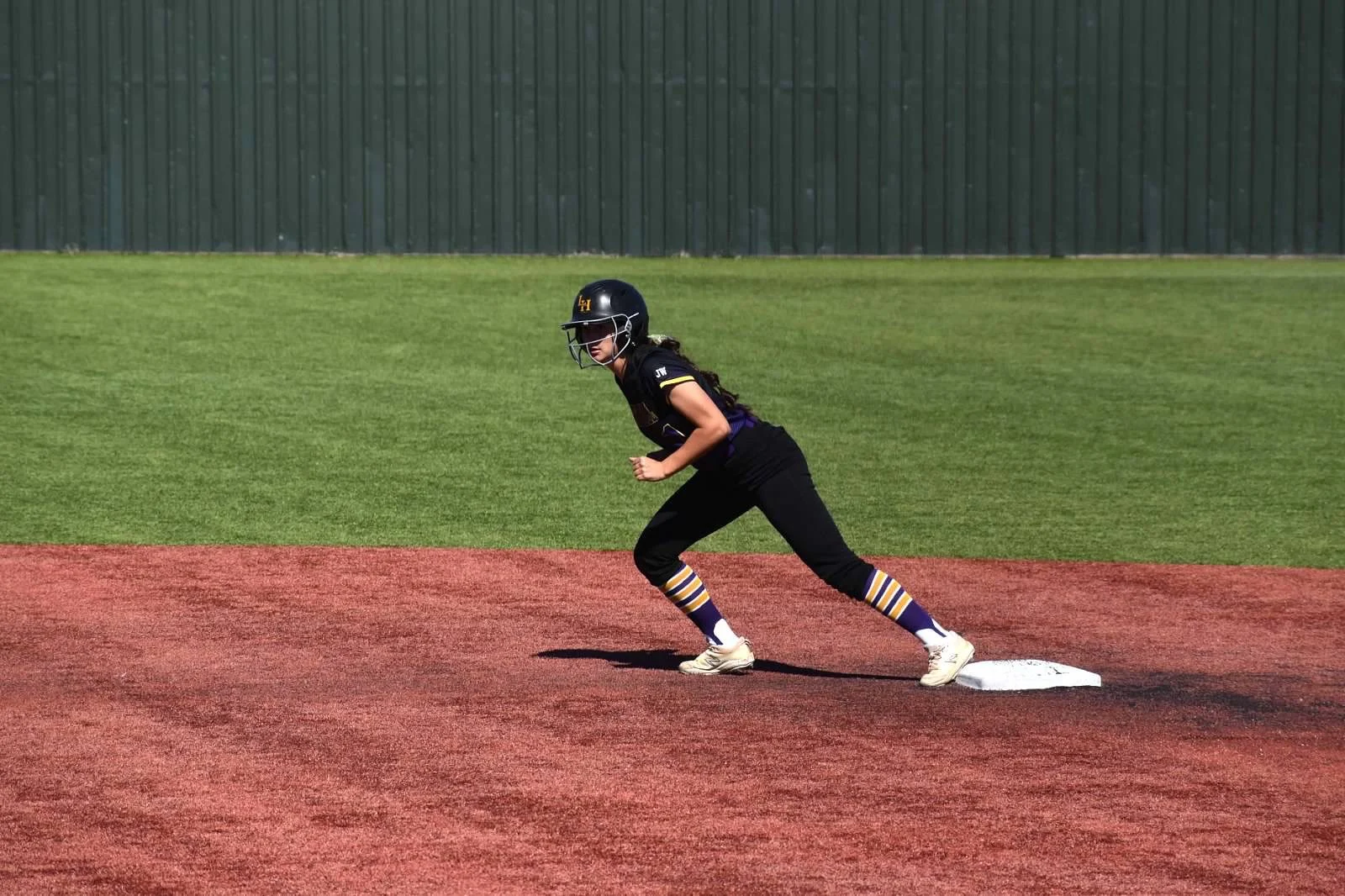 Sports performance highlight on the softball field