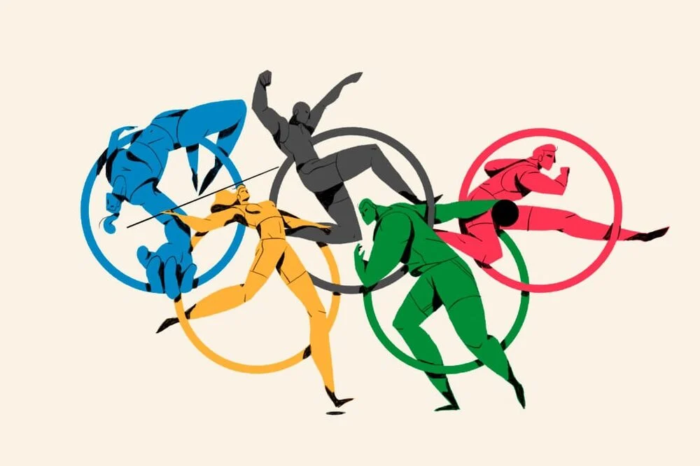 Olympic rings graphic