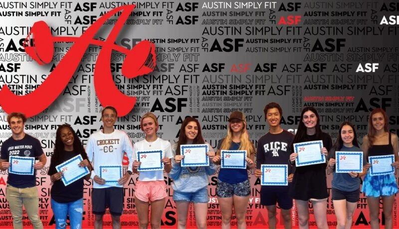 Collage of student athlete scholarship recipients