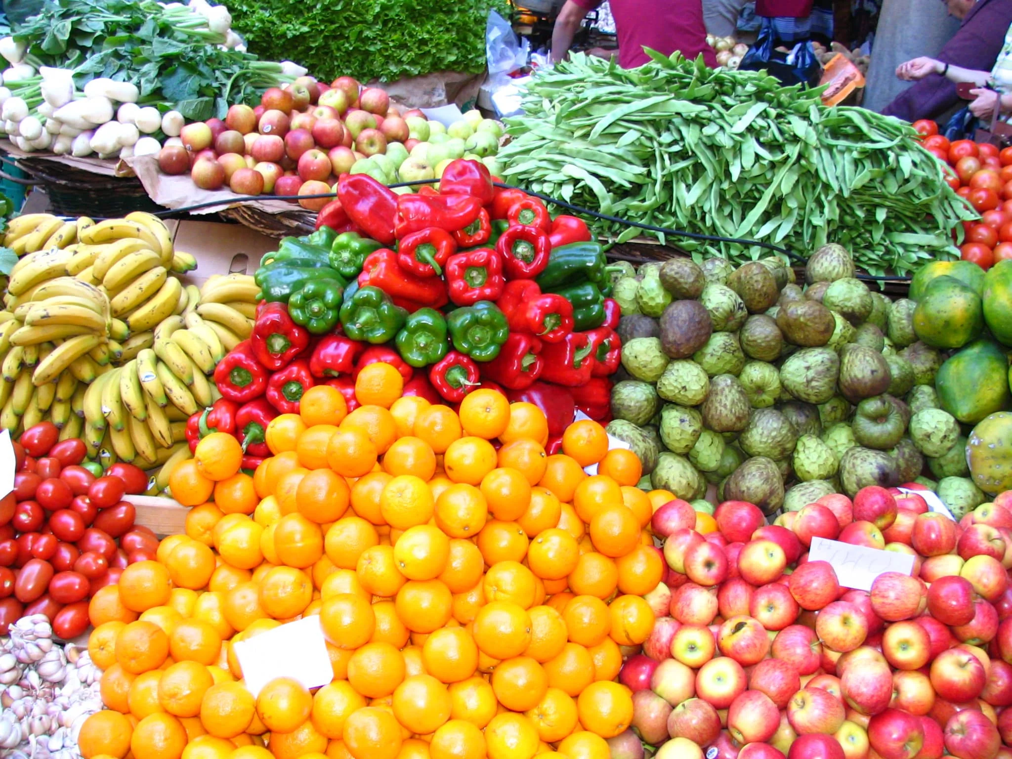 nutritious and colorful fruits and vegetables
