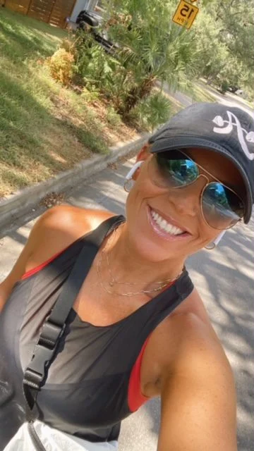Krista Bergeron out for a walk - not accepting mediocrity