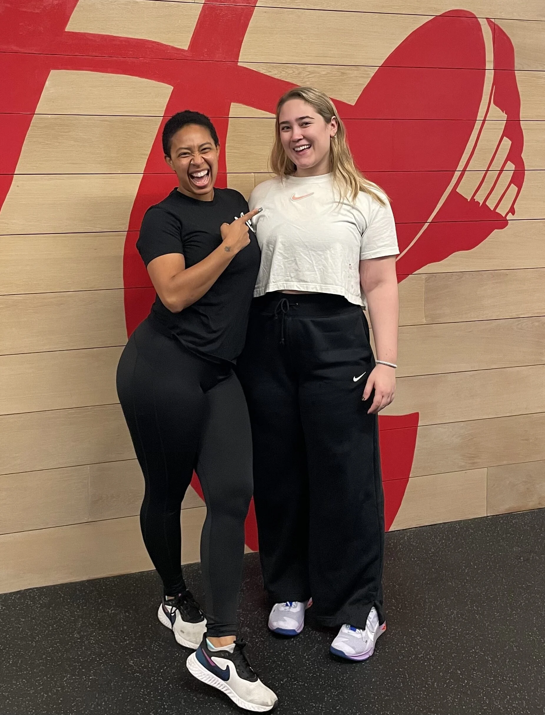 Client Highlight Delaney and her trainer Kimi