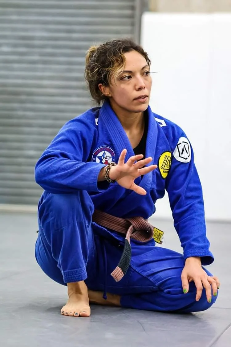 Personal trainer Jackie Tey at her BJJ gym