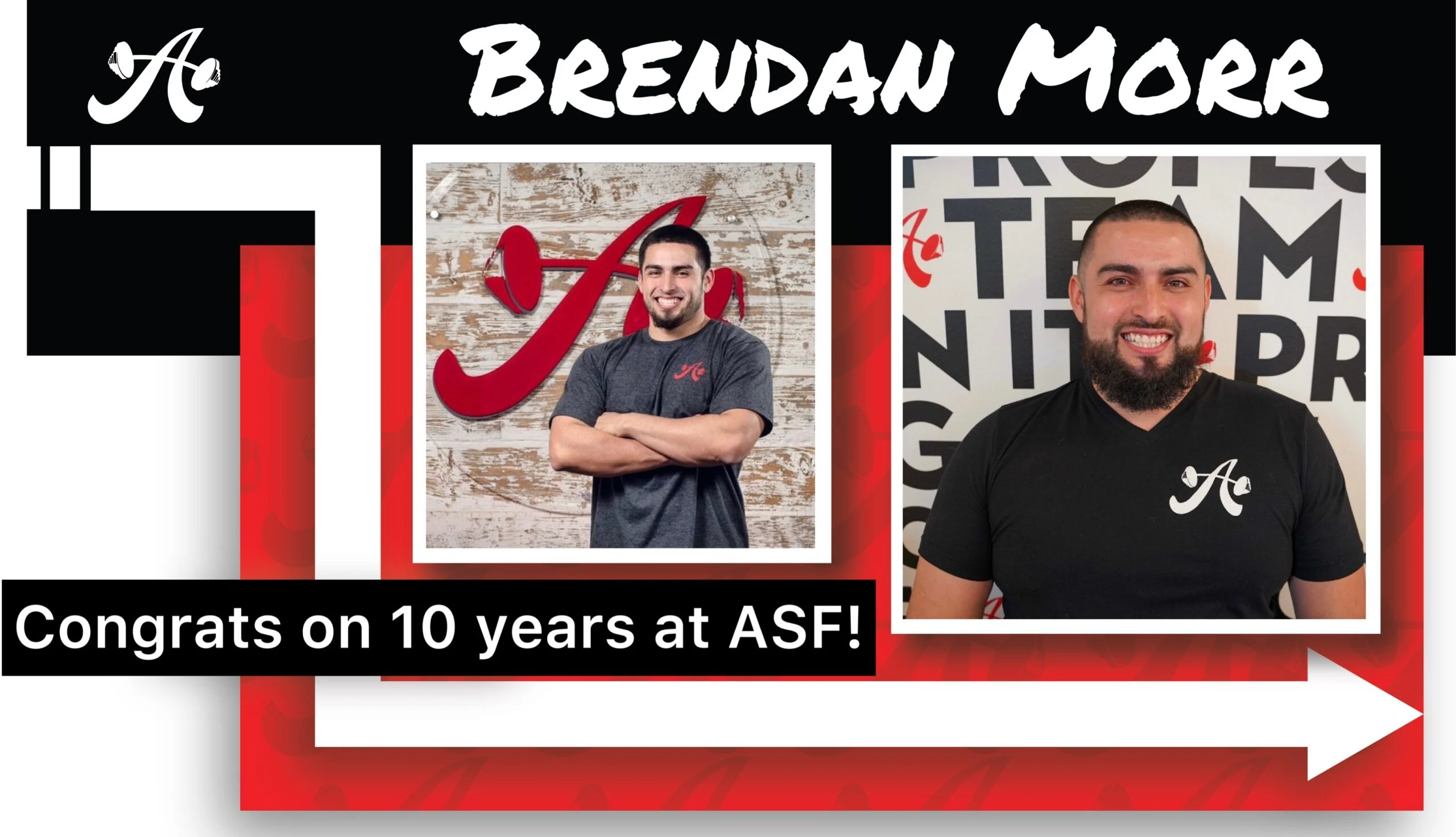 Graphic showing trainer Brendan Morr