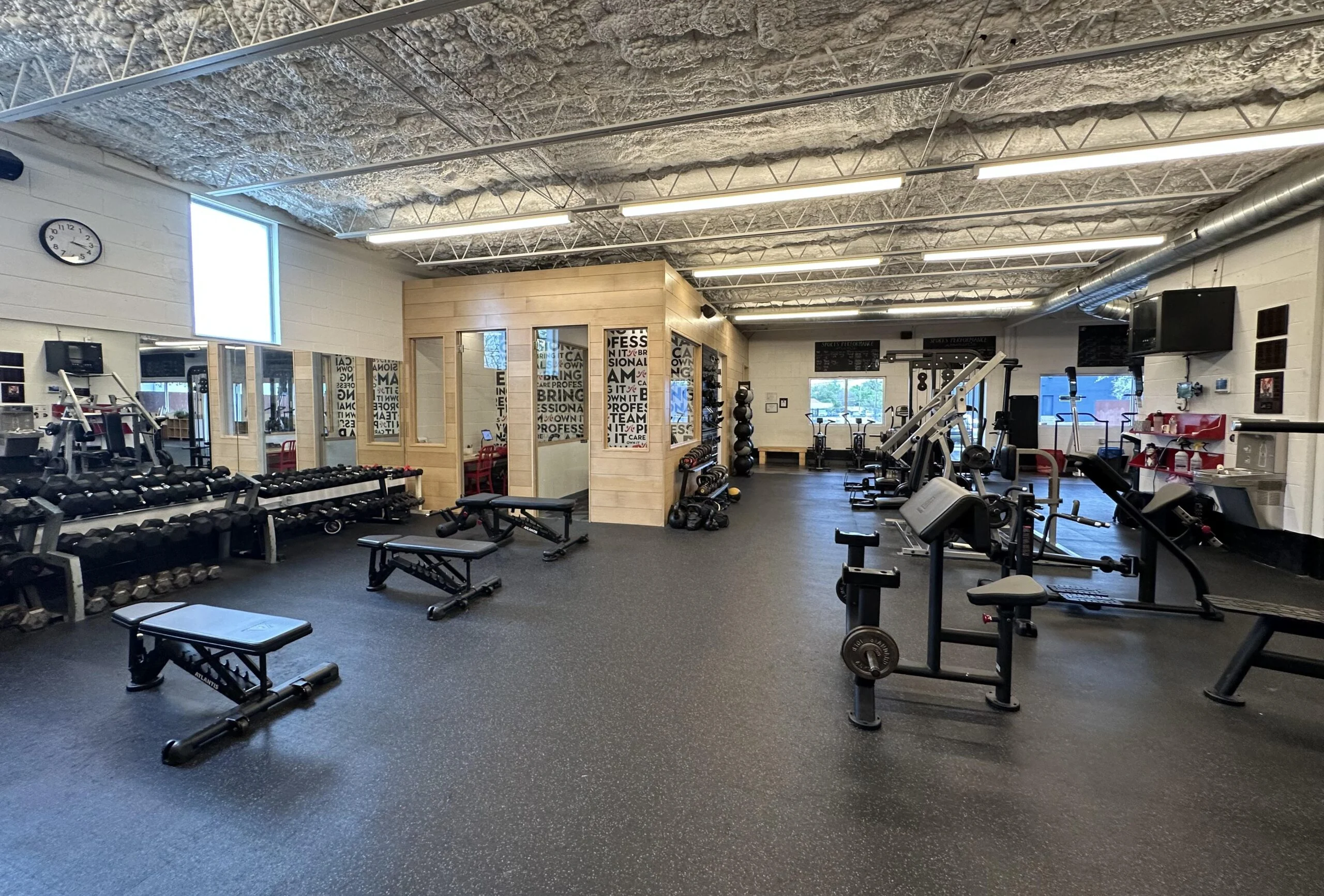 A view of the Central studio equipment