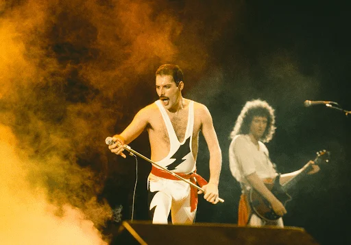 Freddy Mercury from the band Queen