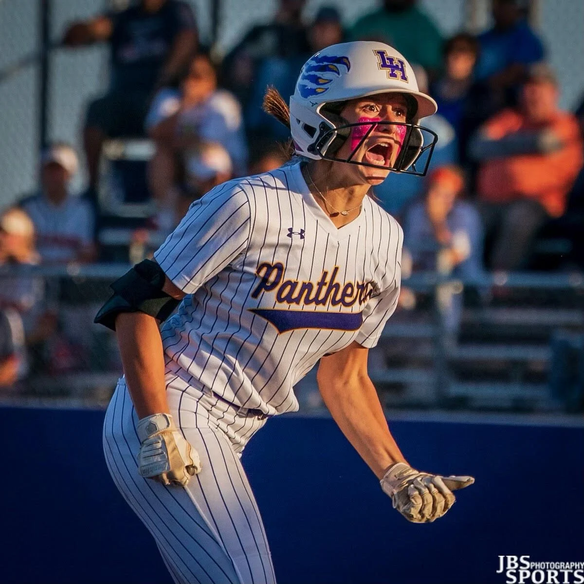 Sports Performance highlight playing softball