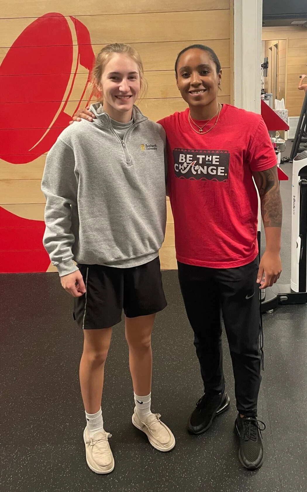 Sports Performance athlete highlight Nelly with her coach
