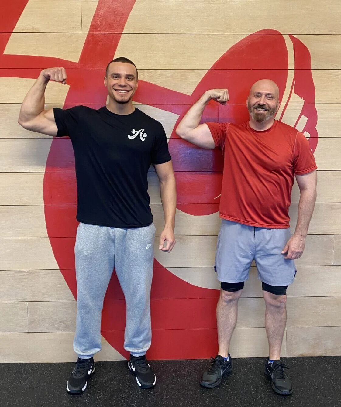 Client highlight Jeff and his trainer Eric