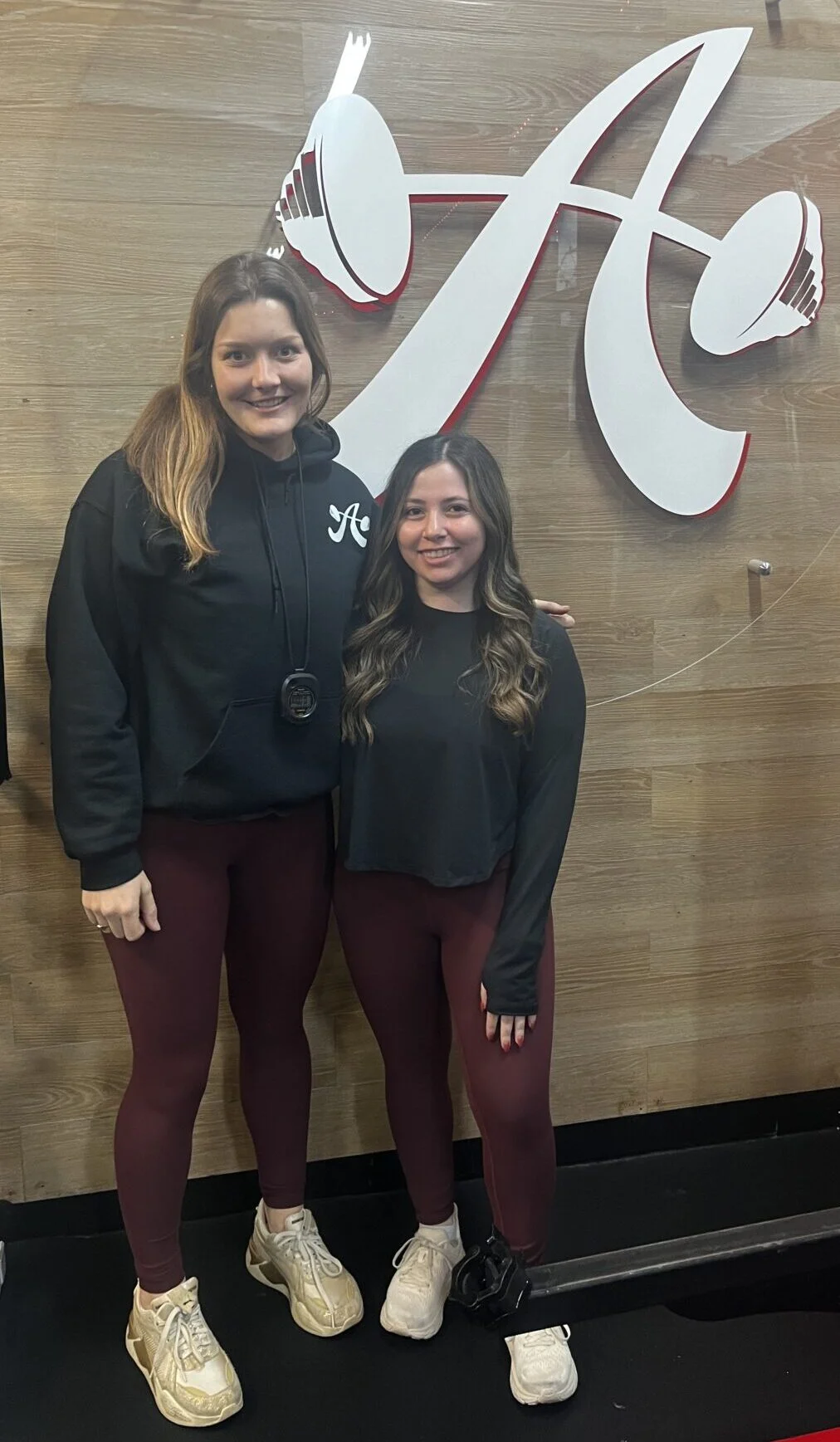 Client highlight Sophia with her trainer