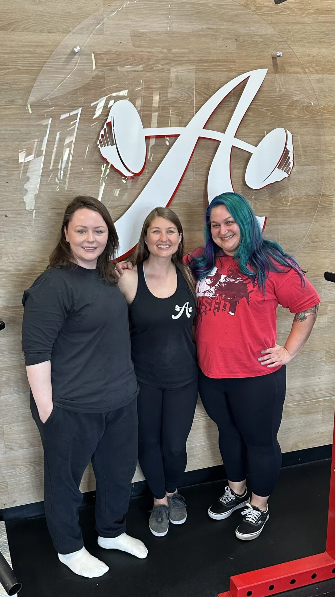 Client highlights Kelsey and Mary Rae with their trainer