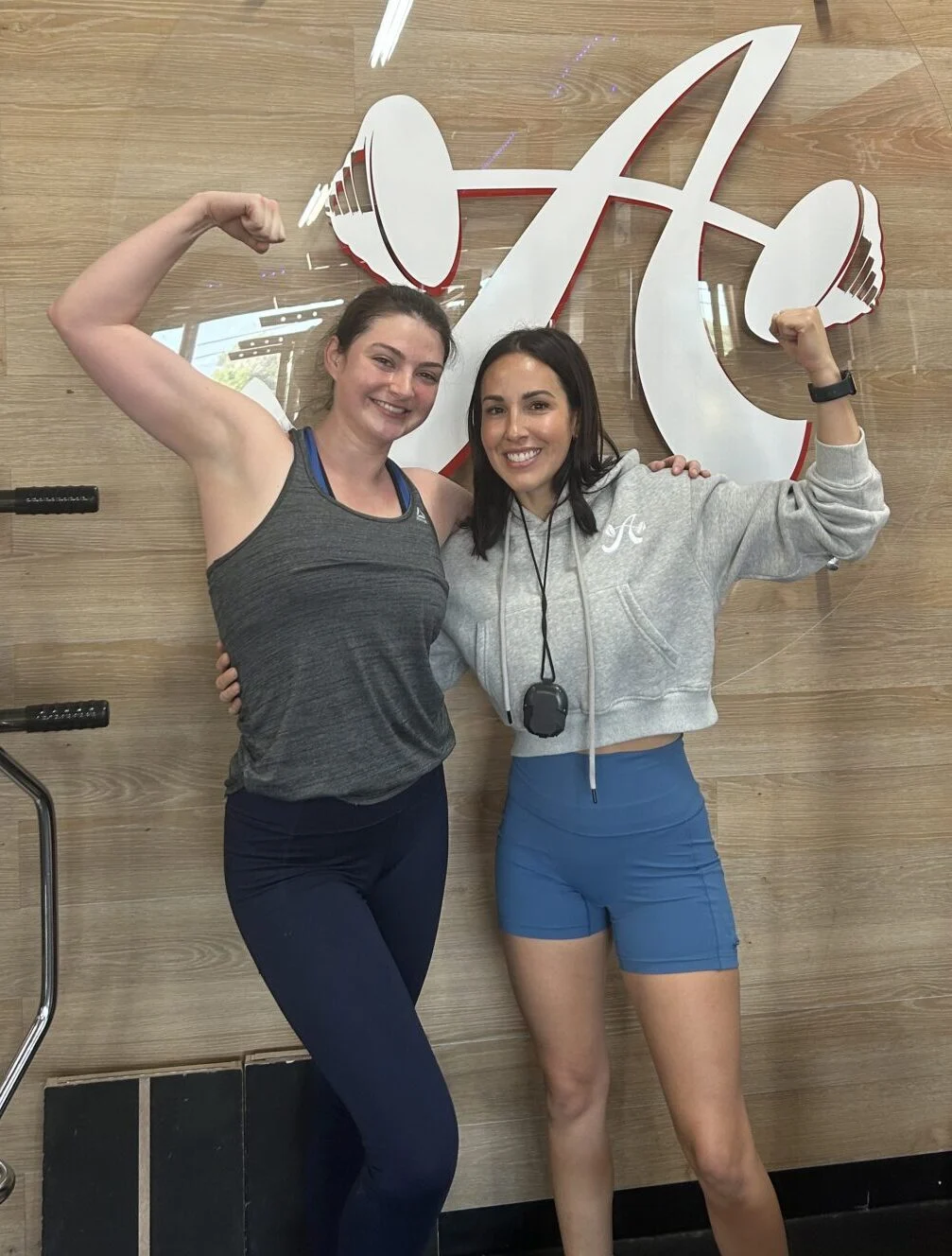 Client Highlight Caroline and her trainer, Andrea