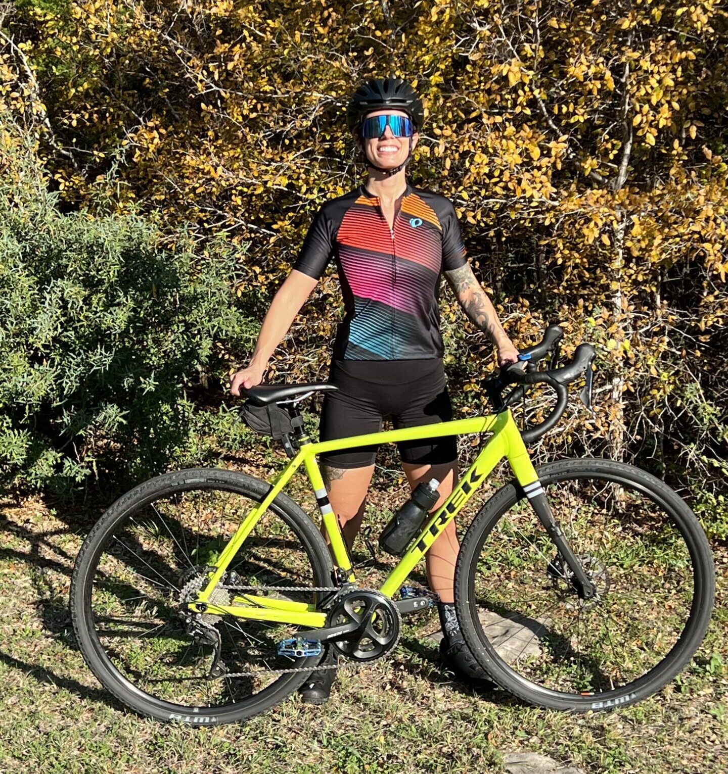 Featured Trainer Shay Herrera with her gravel bike