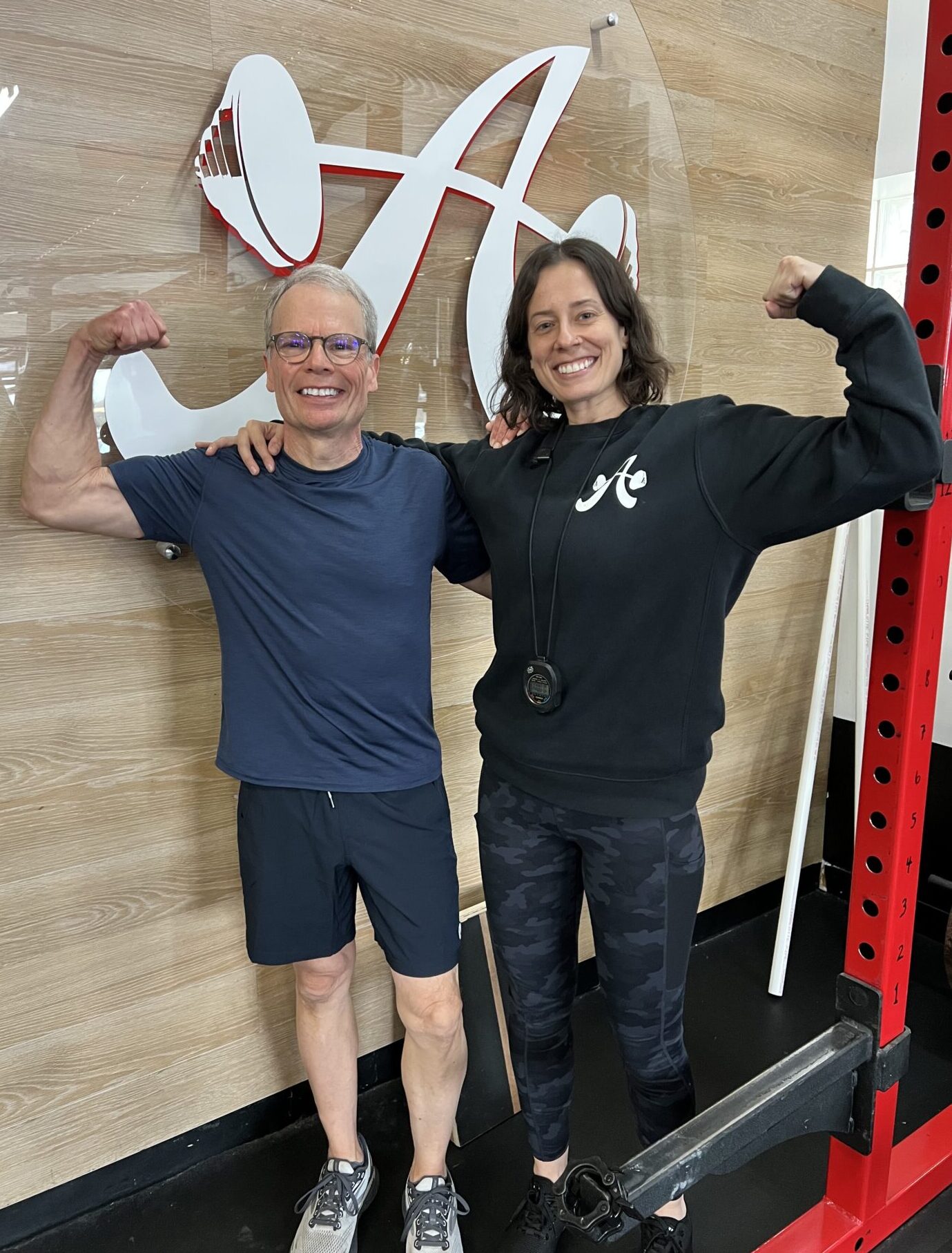 Client highlight Russ and his trainer, Shay