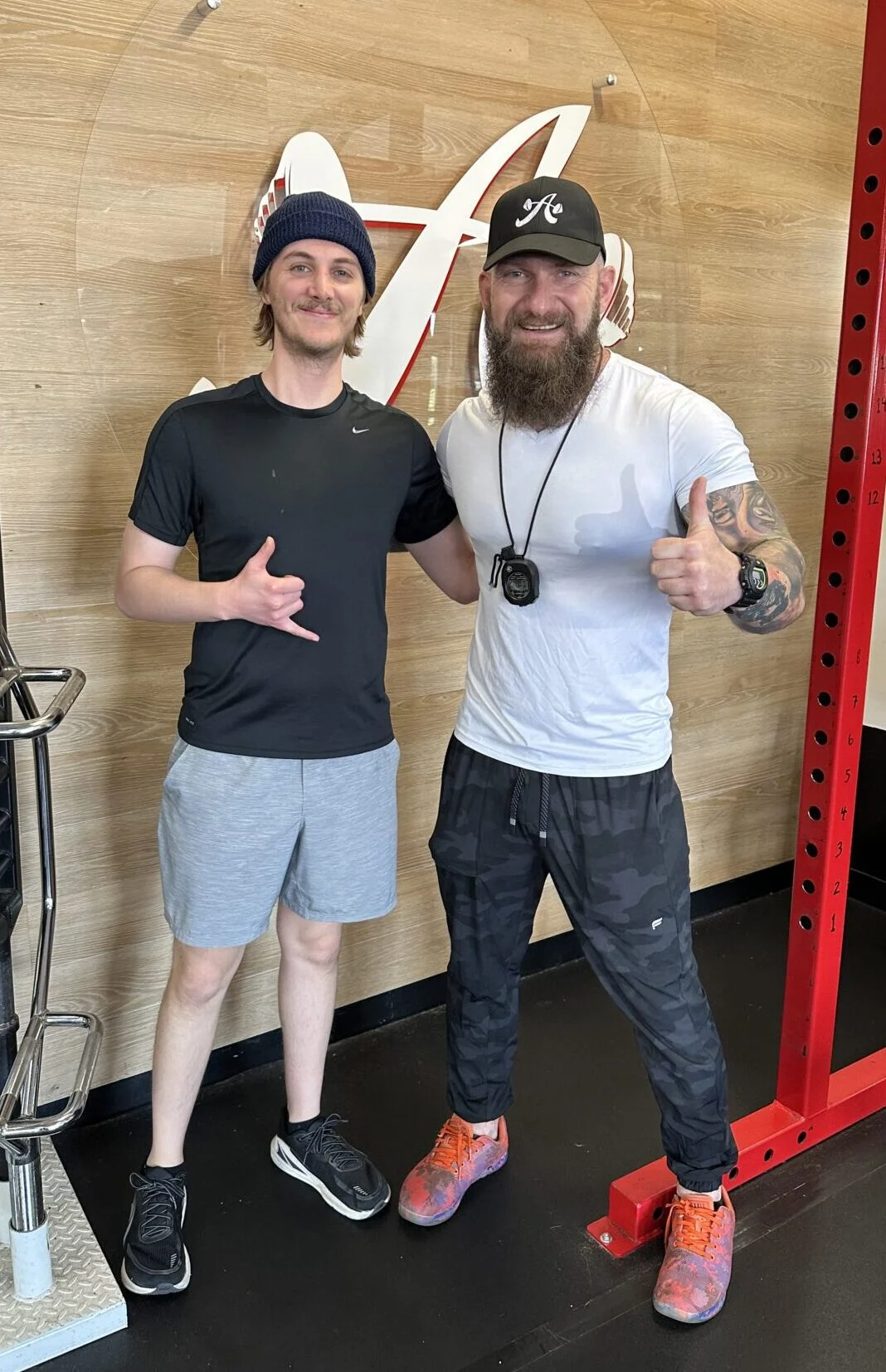 Client Highlight Nathan Franzke with his Trainer Mike Chulak