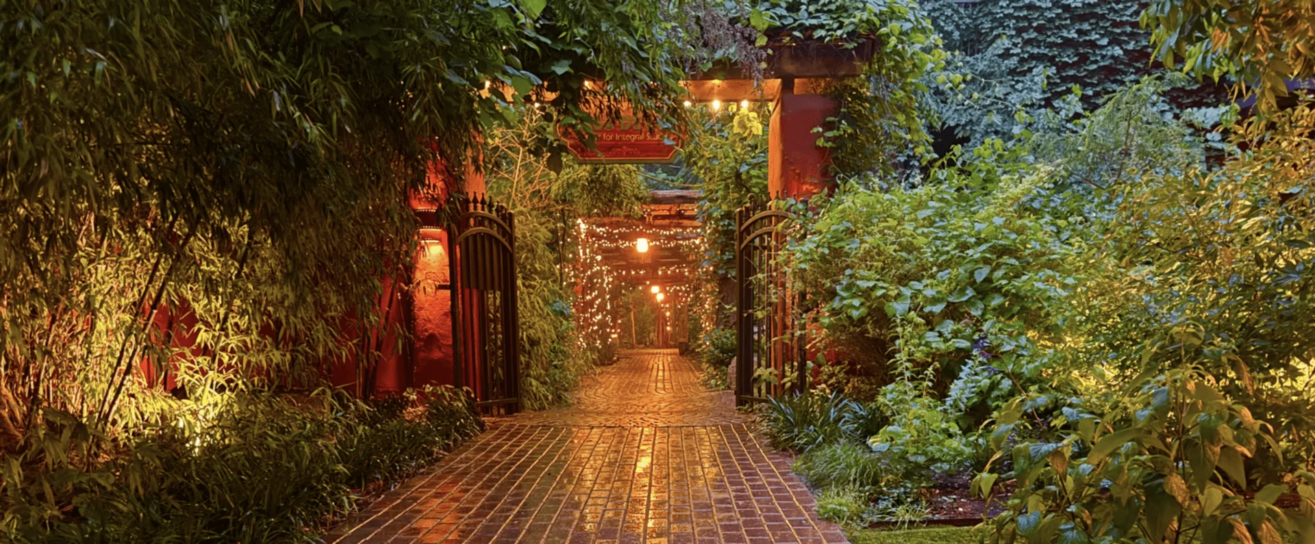 Casa de Luz's zen-like entryway