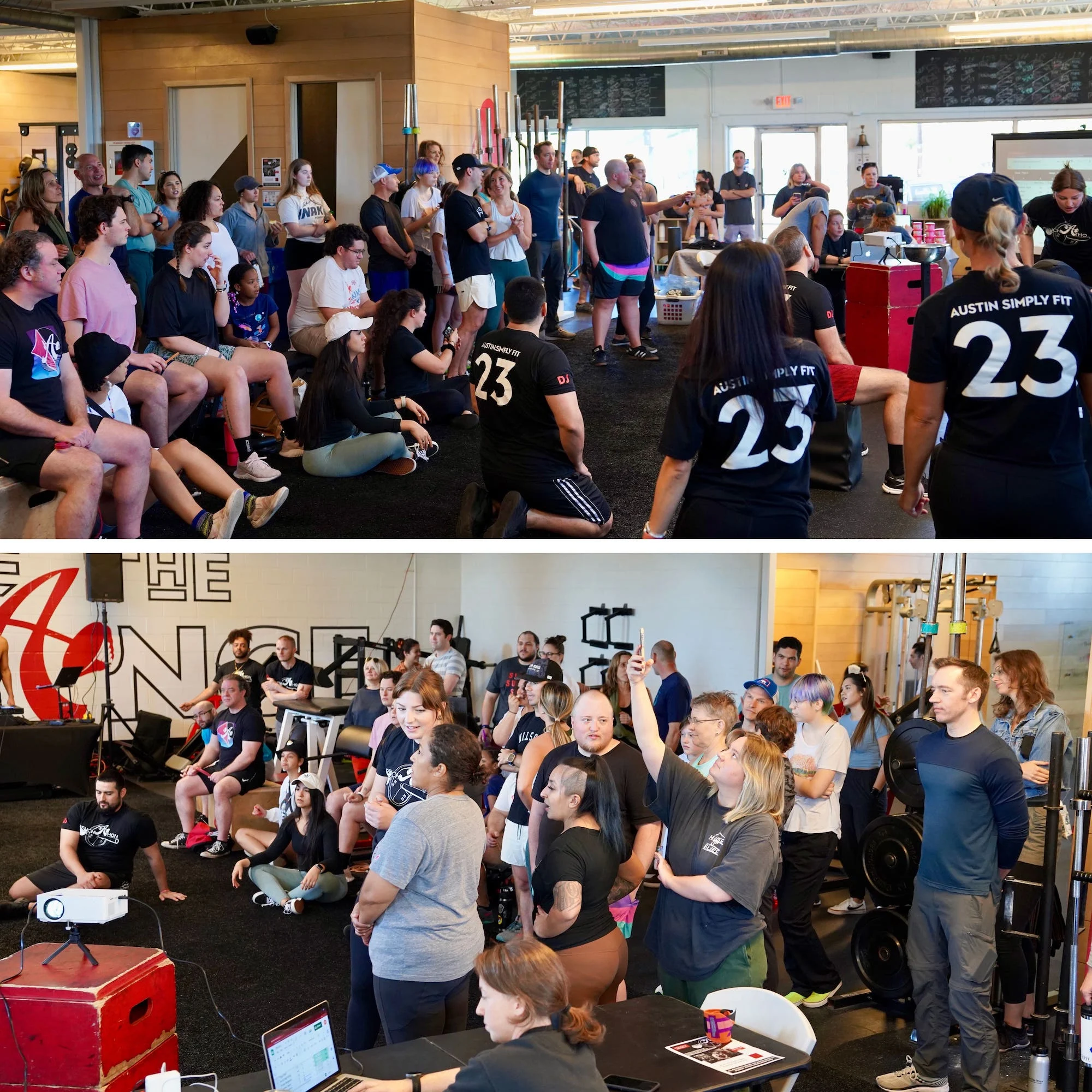 Bench-A-Thon participants