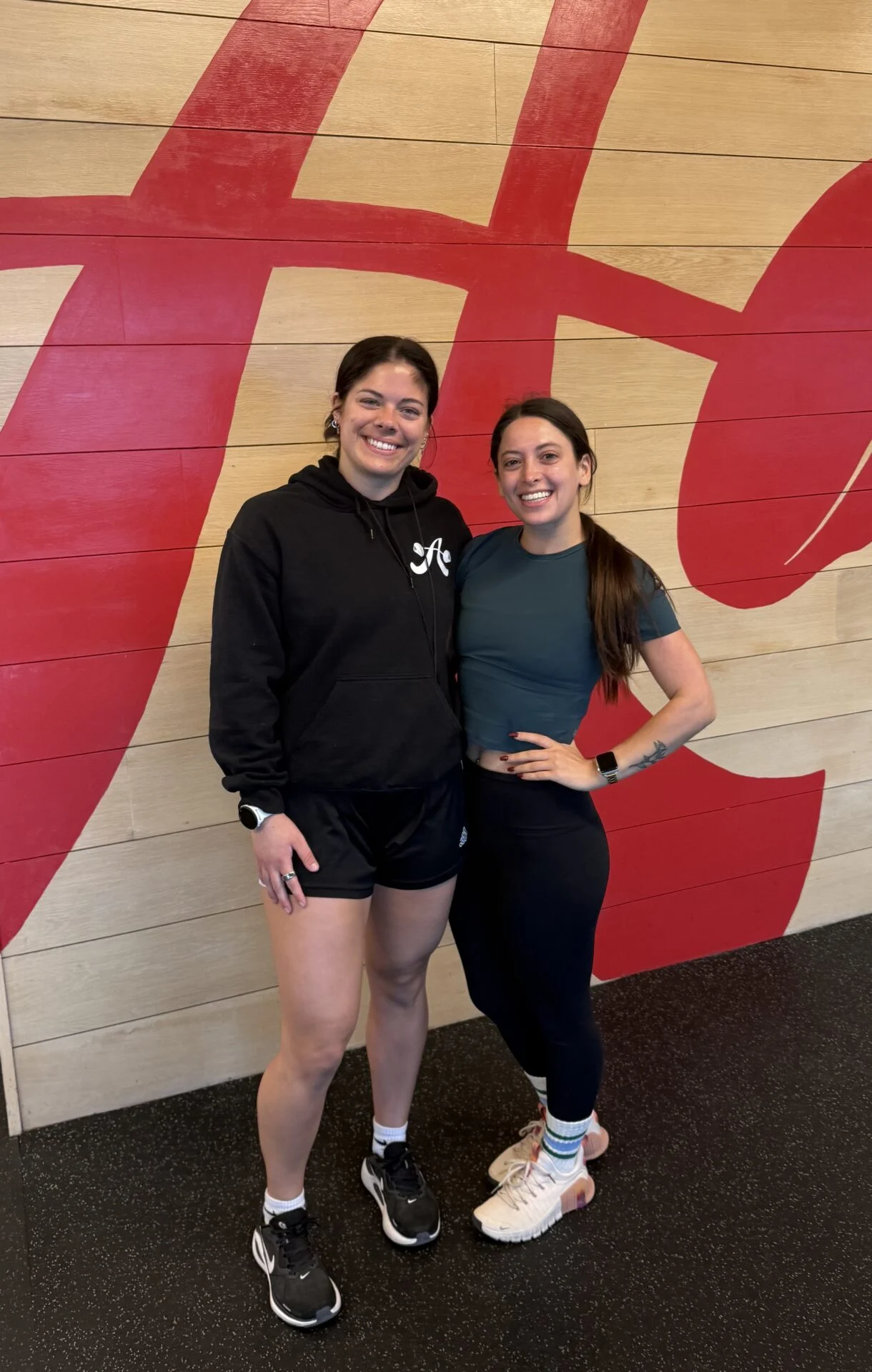 Rachel and her trainer Alyssa